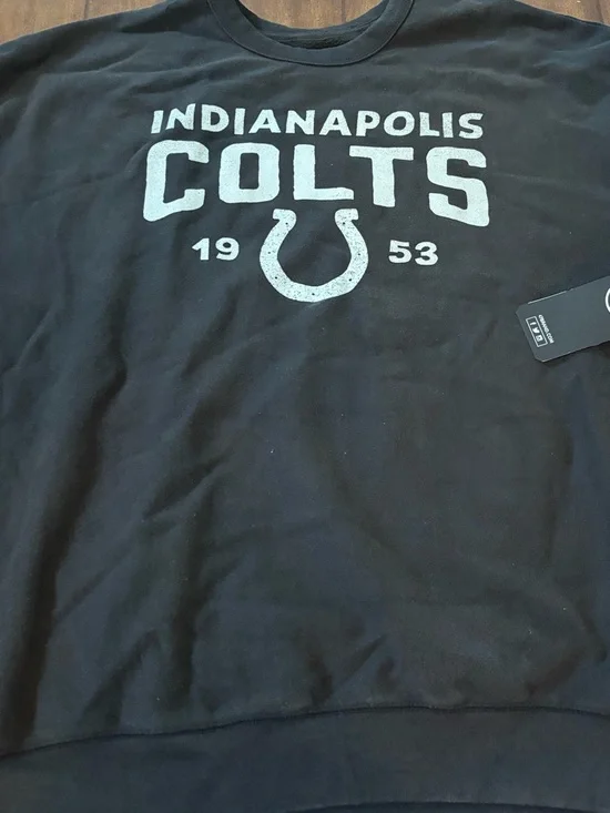 Indianapolis Colts 47 Brand Sweatshirt Size XL NWT - Picture 2 of 3